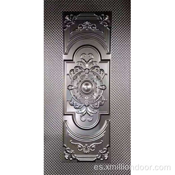 Piel de puerta de metal de diseño de lujo